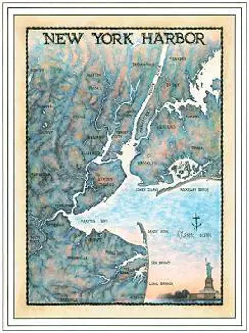 New York Harbor Art Print