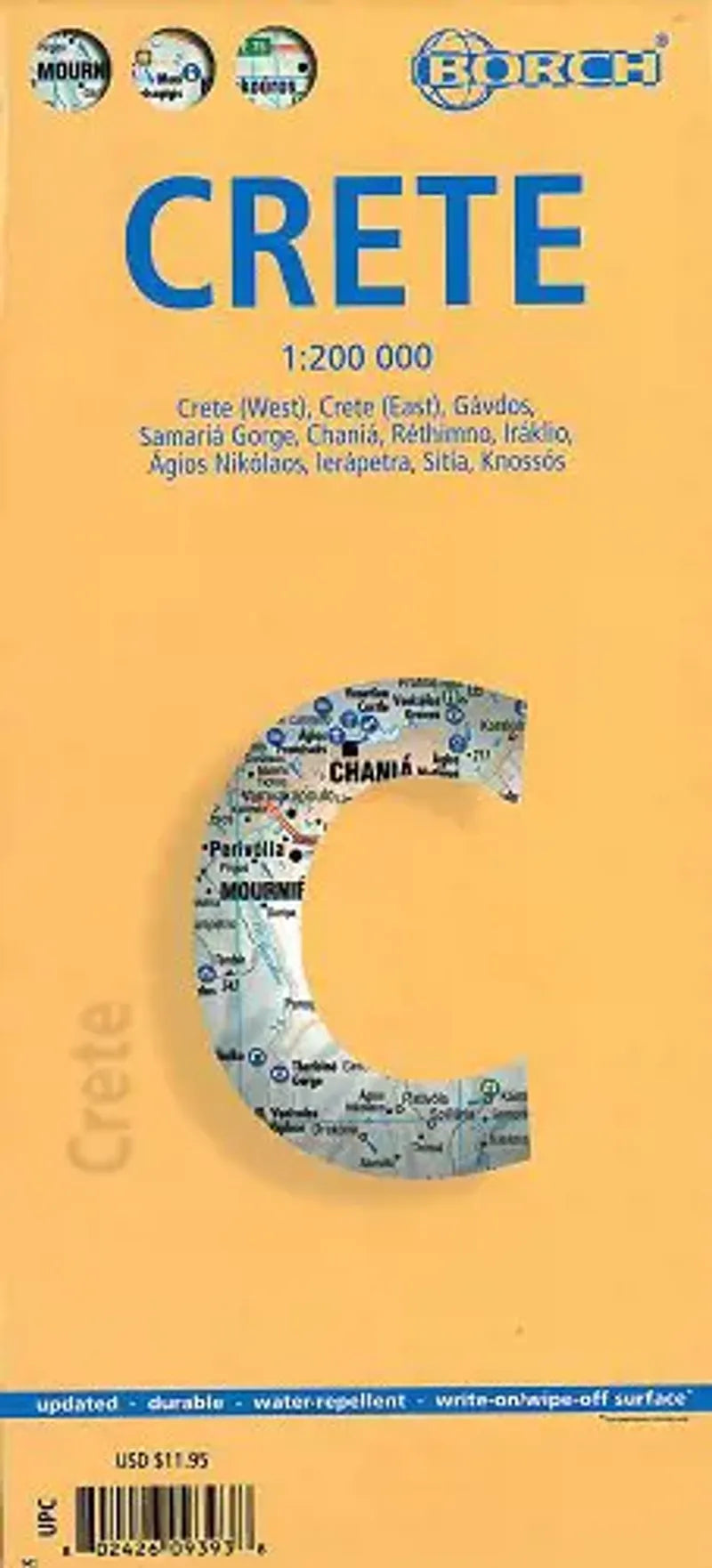 Crete Travel Map l Borch