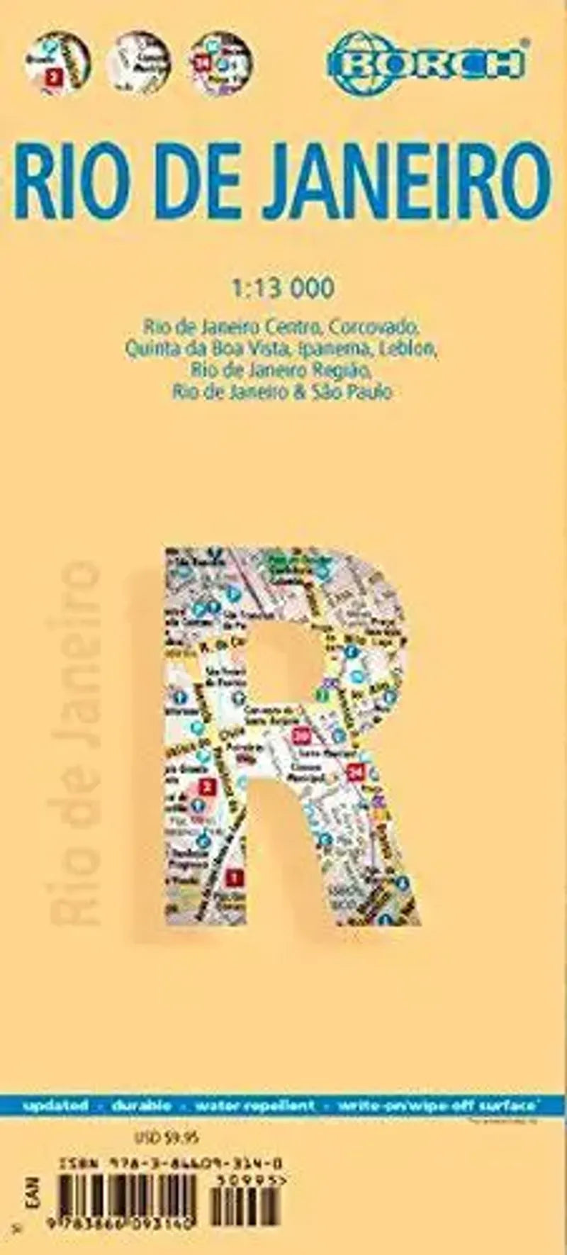 Rio De Janeiro City Map l Borch