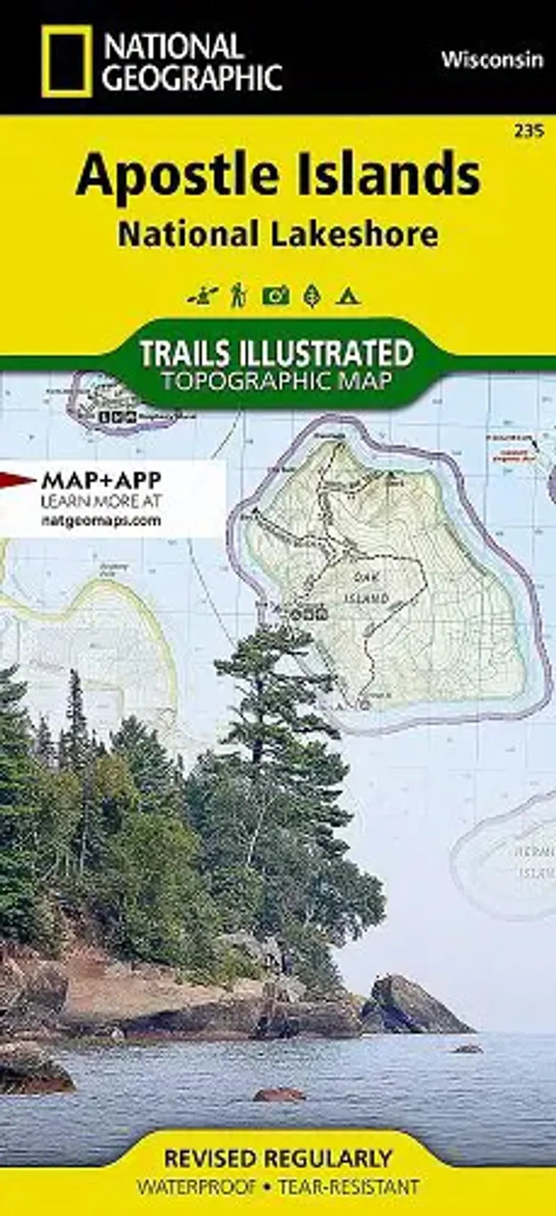 Apostle Islands National Lakeshore Map