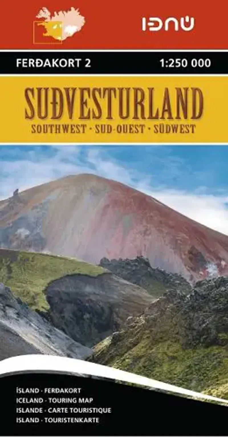 Iceland Southwest Touring Map #2