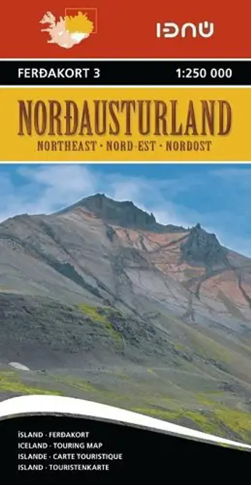 Iceland Northeast Touring Map #3