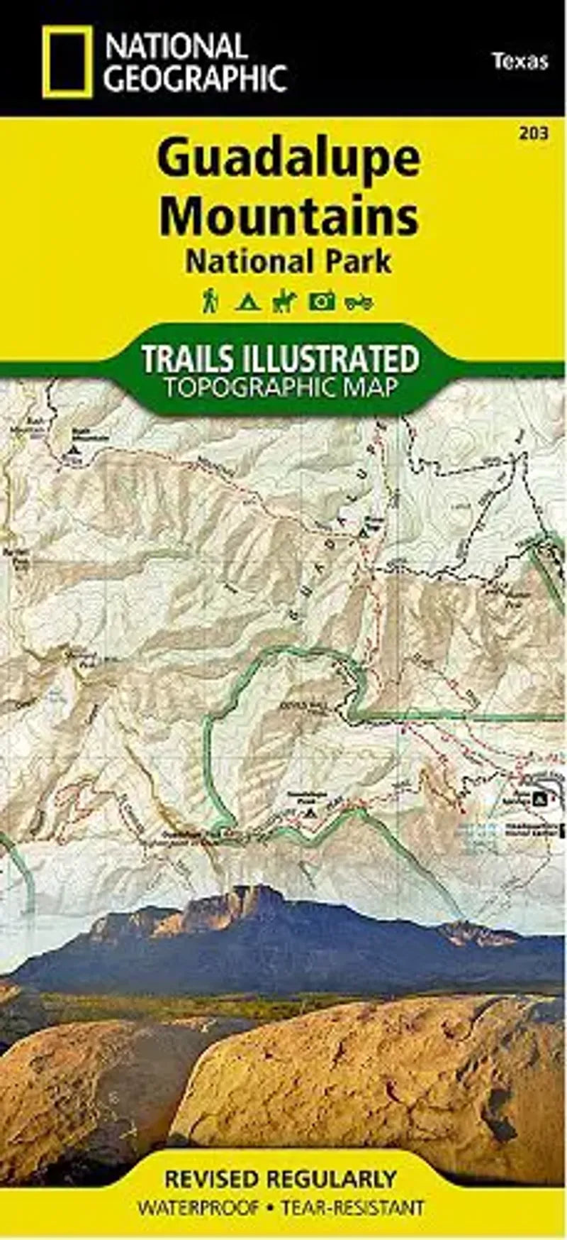 Guadalupe Mountains National Park Map