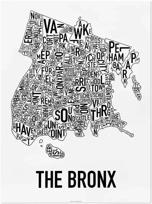 Bronx Neighborhood Map