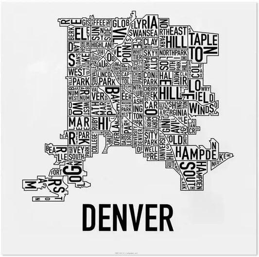 Denver Neighborhood Map