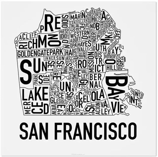 San Francisco Neighborhood Map