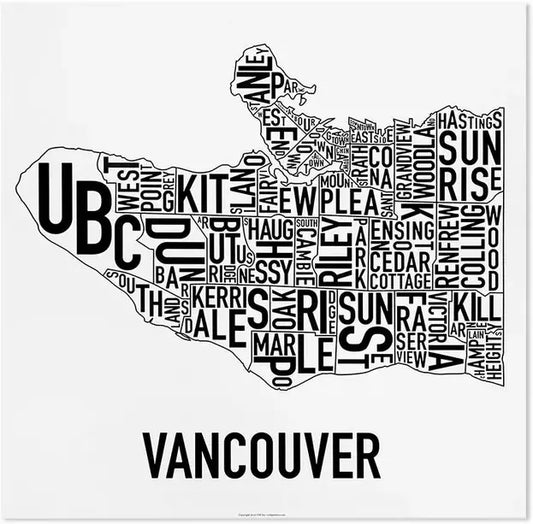 Vancouver Neighborhood Map