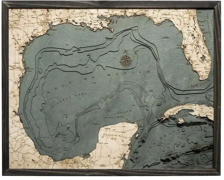 Gulf of Mexico Wood Chart
