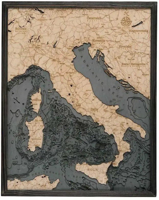 Italy Wood Chart