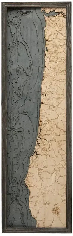 Oregon Coast Wood Chart