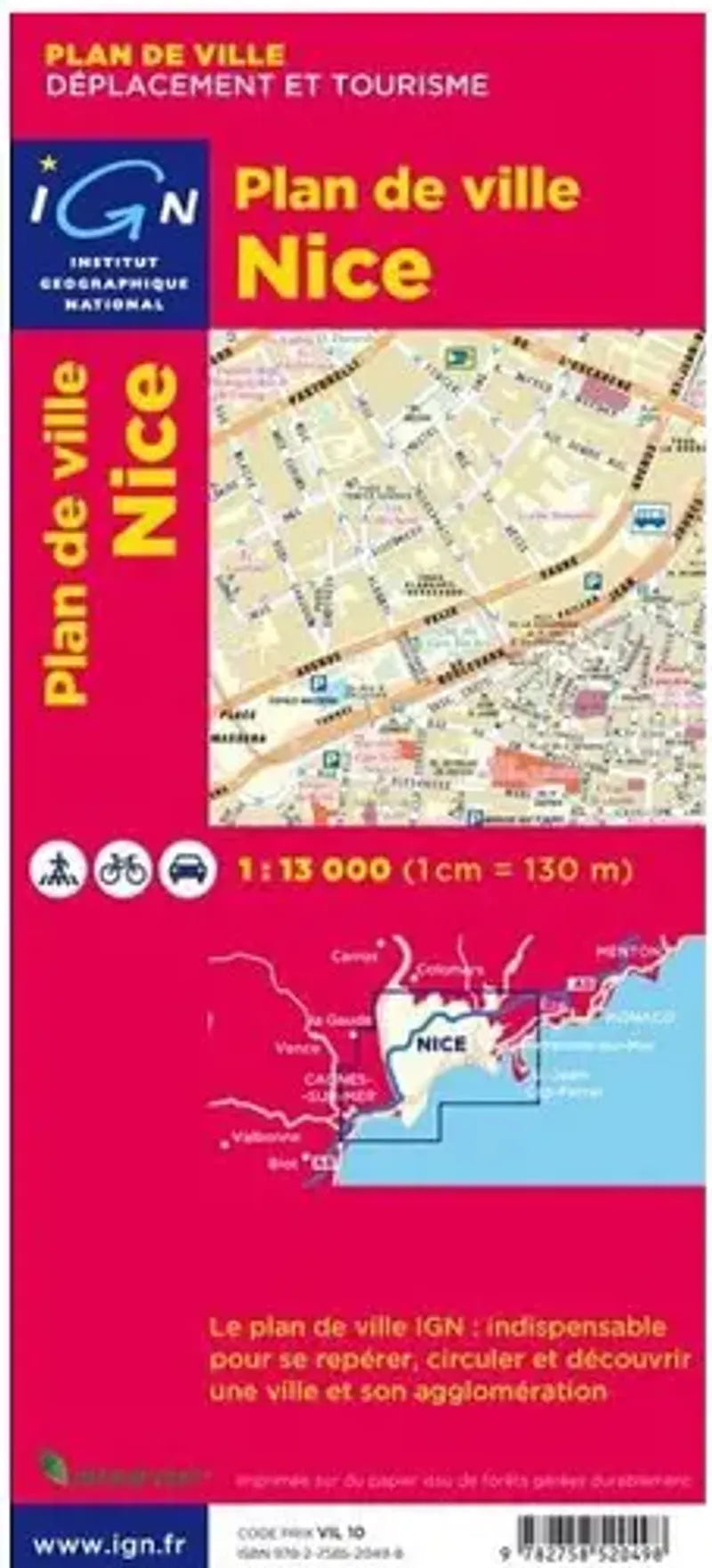 Nice City Map by IGN