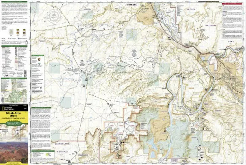 Moab West Map
