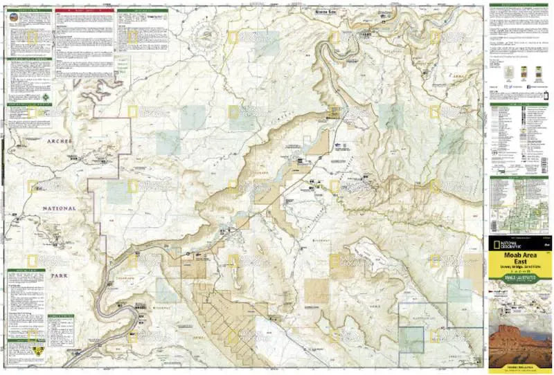 Moab East Map
