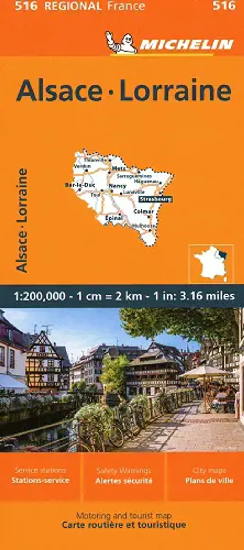 Alsace Lorraine Regional Map 516