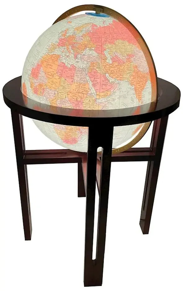 Naples Illuminated Blue Ocean Globe 20"