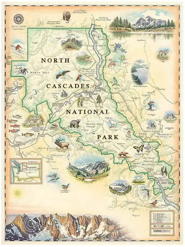 North Cascades National Park Map