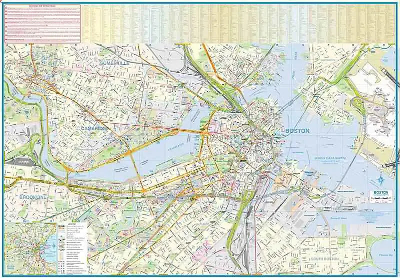 Boston & New England Travel Map
