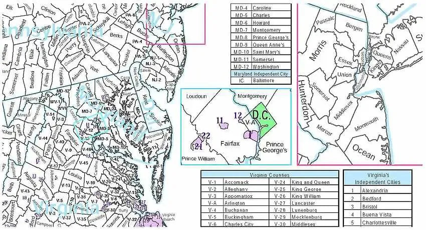 United States Complete County Map