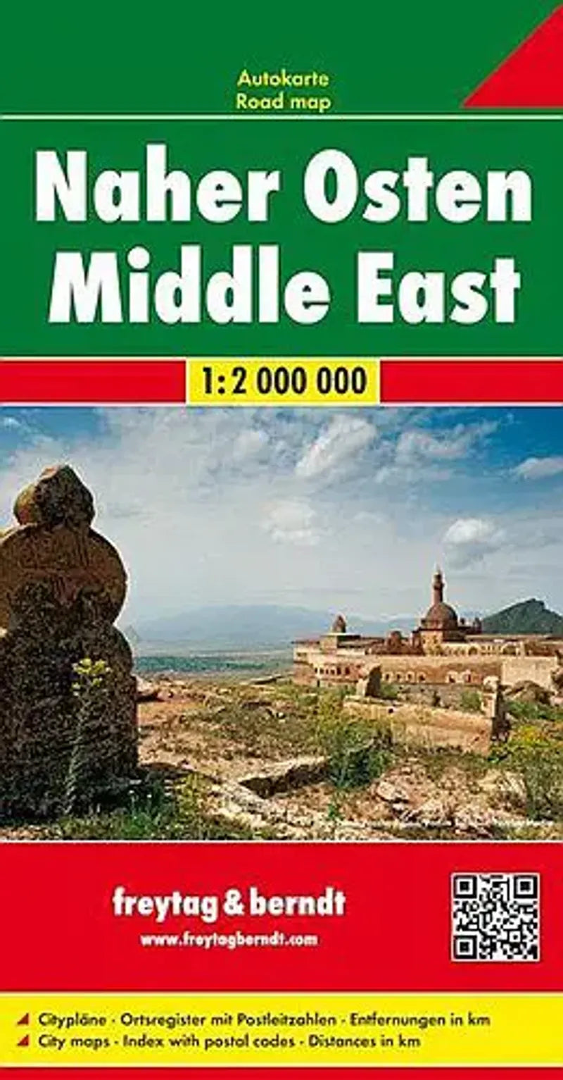 Middle East Road Map by Freytag & Berndt
