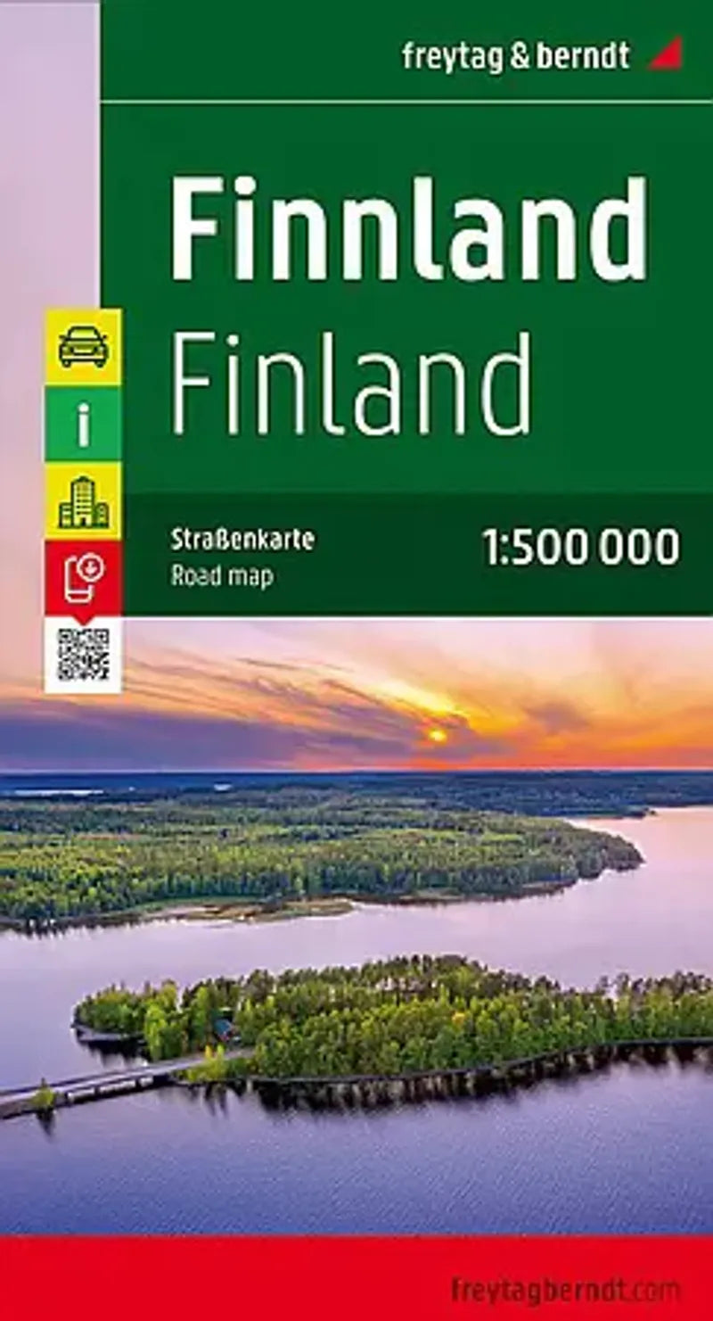 Finland Travel Map by Freytag & Berndt