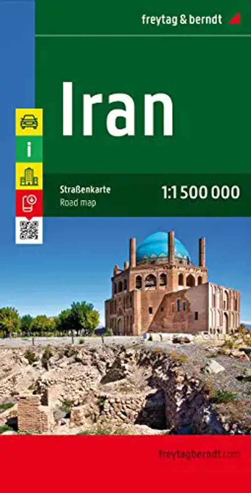 Iran Travel Map by Freytag & Berndt