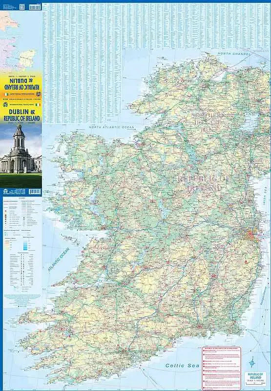 Dublin & Ireland Travel Map