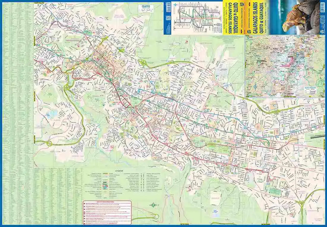 Galapagos Islands Travel Map & Quito Map