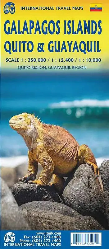 Galapagos Islands Travel Map & Quito Map