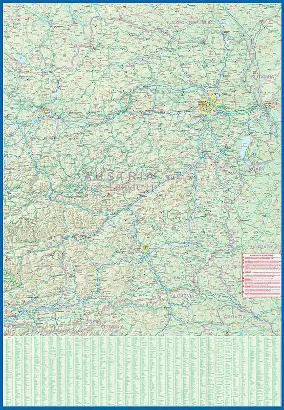 Austria Travel Map