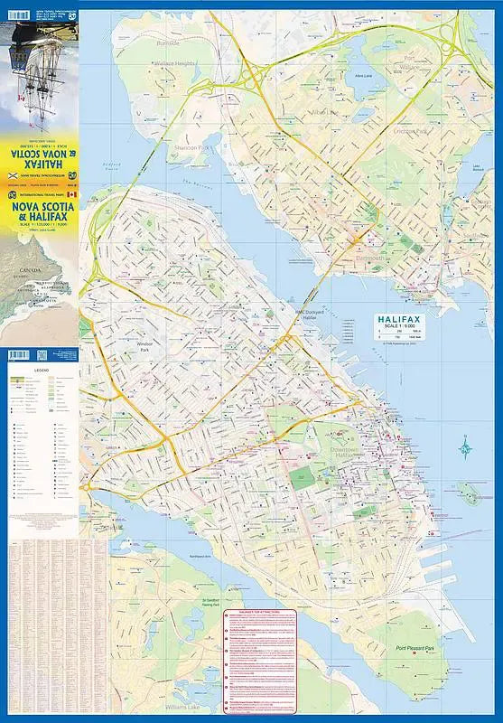 Halifax & Nova Scotia Travel Map