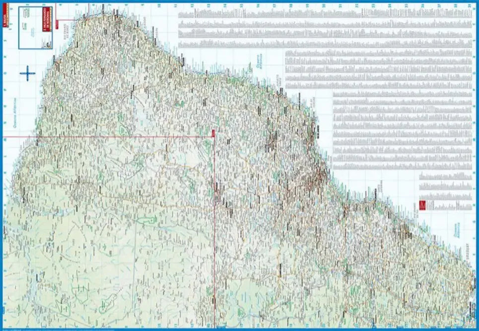 Brazil Laminated Travel Map l Borch