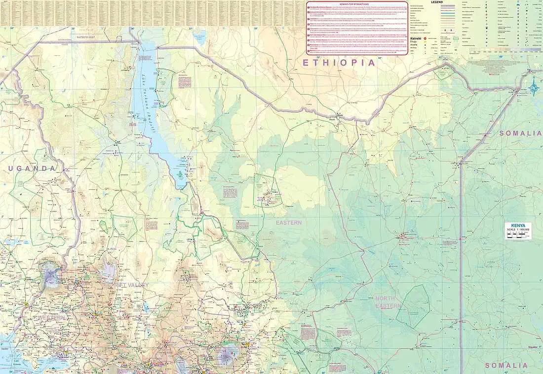 Kenya Travel Map