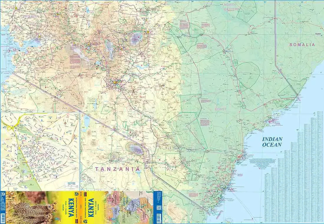 Kenya Travel Map