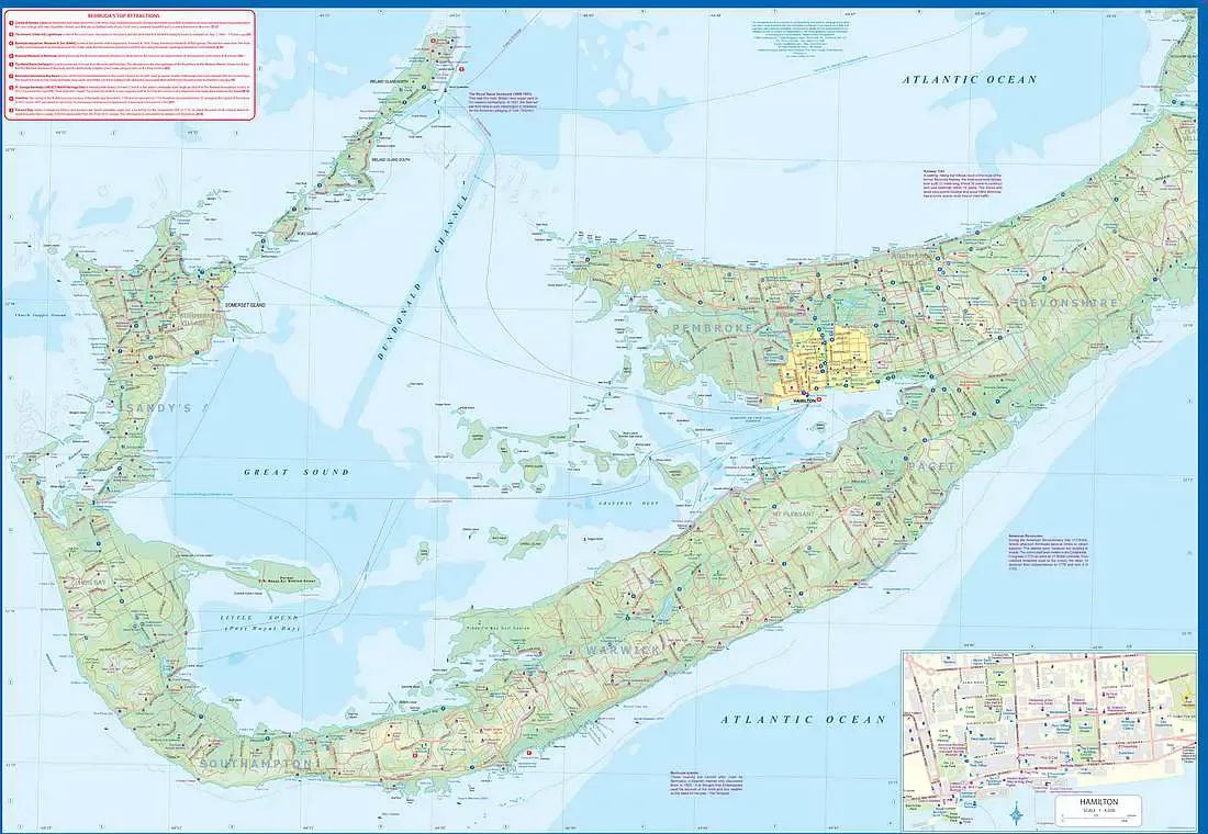 Bermuda Travel Map