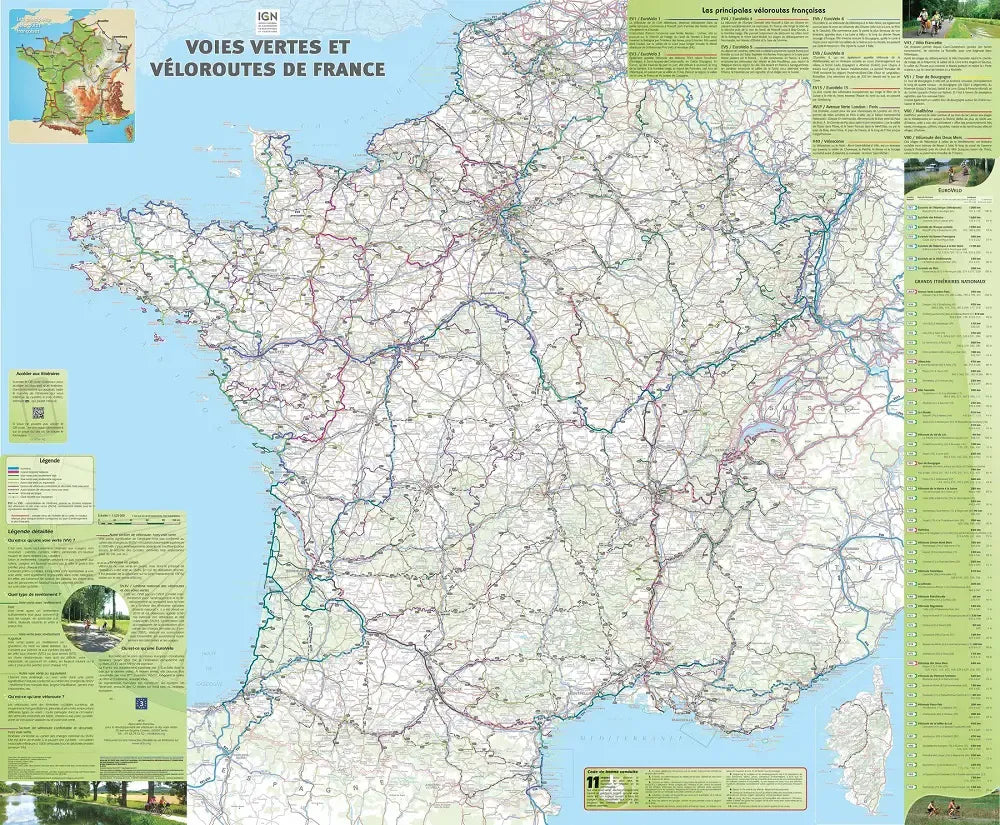 France Greenways & Cycle Routes l IGN