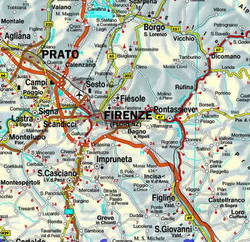 Italy Travel Map l Freytag & Berndt