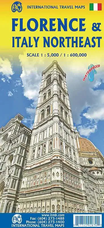 Florence & Italy Northeast Travel Map