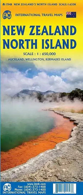 New Zealand North Island Map