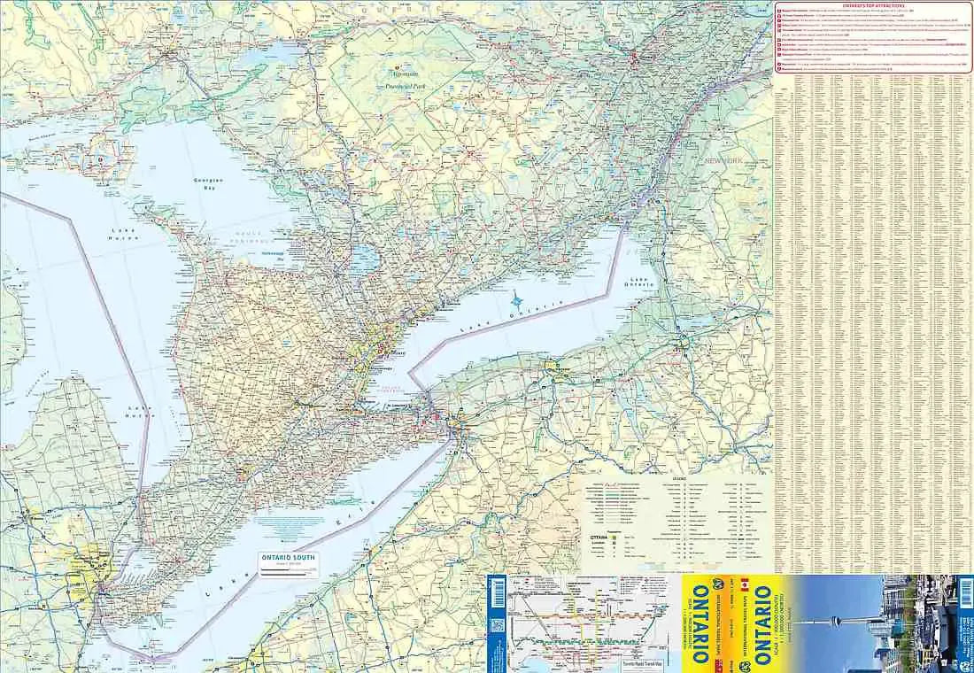 Ontario Travel Map