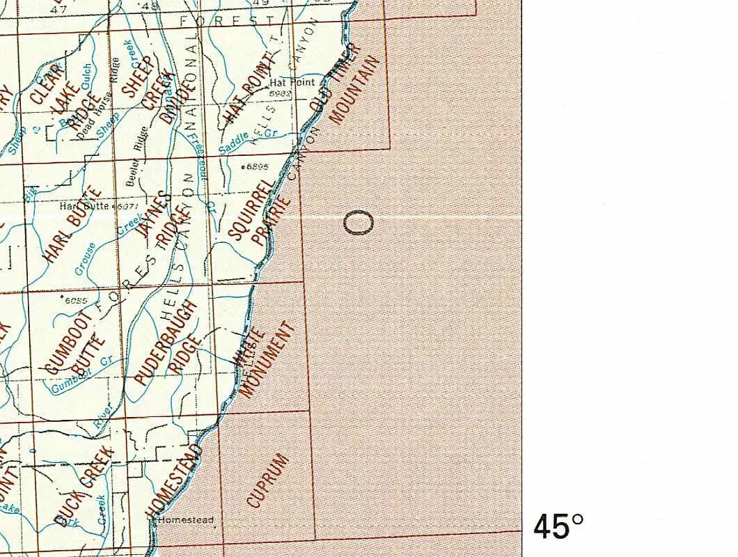 Riggins Area 1:24K USGS Topo Maps