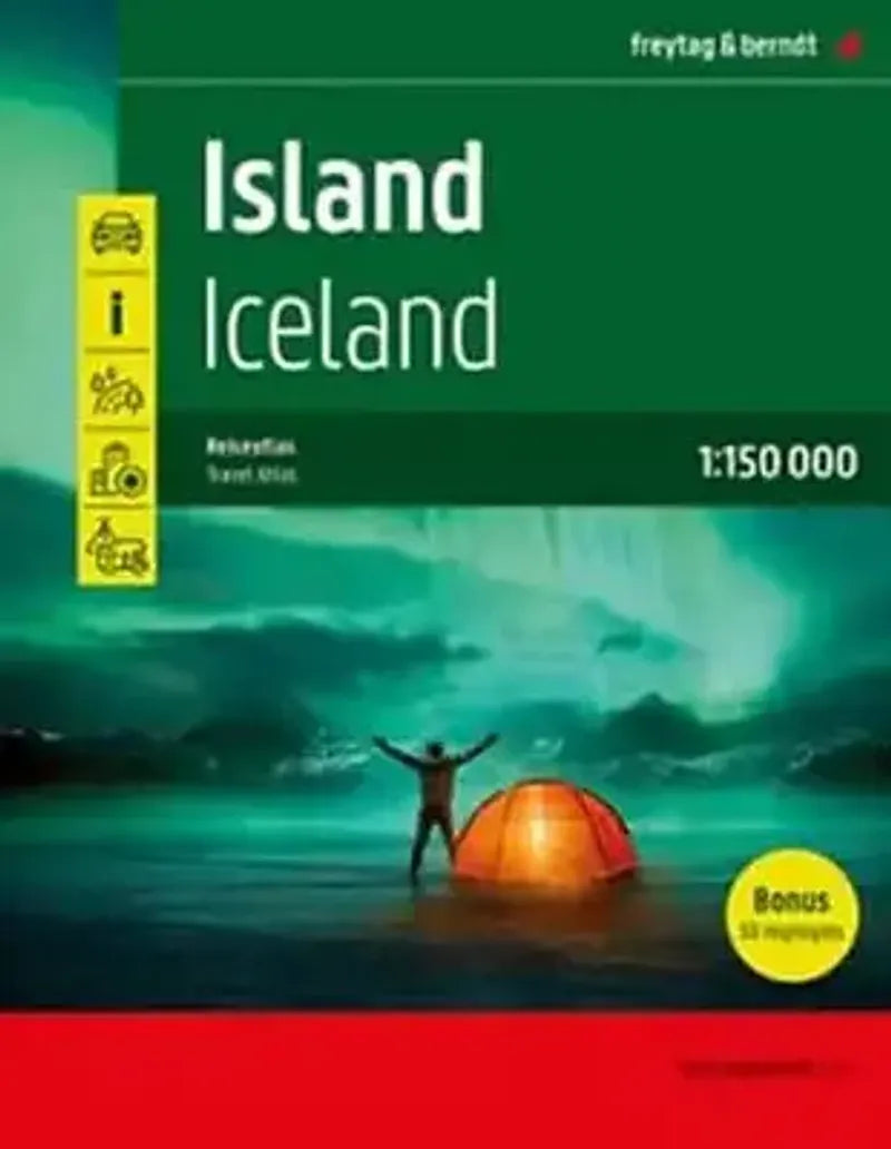 Iceland Road Atlas by F&B