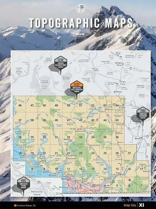 Vancouver Coast & Mountains Map Book