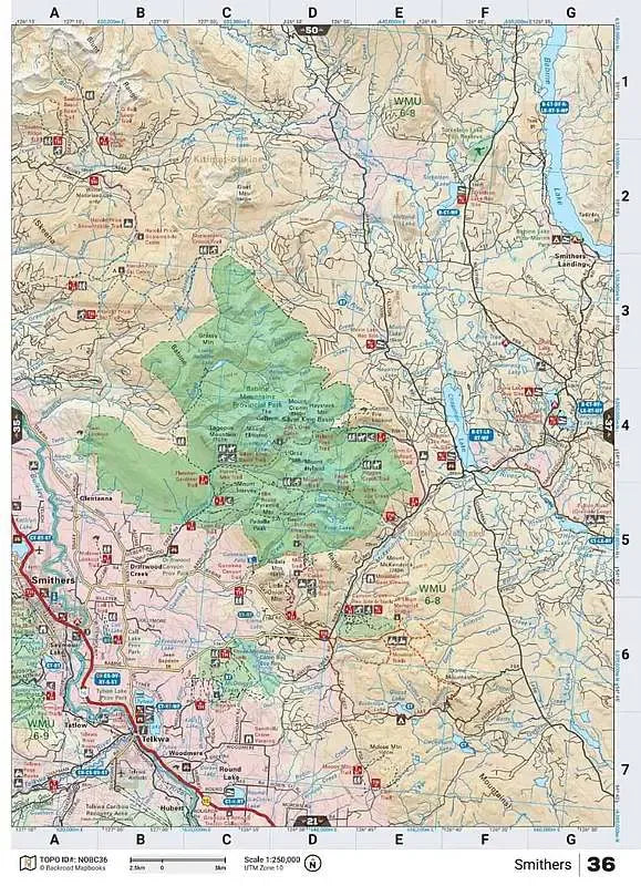 Northern BC Backroad Map Book