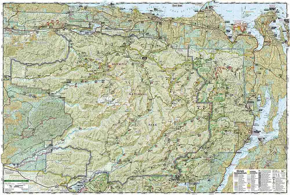 Olympic National Park Map