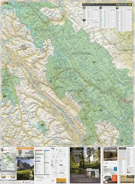 East Kootenay Backroads Recreation Map
