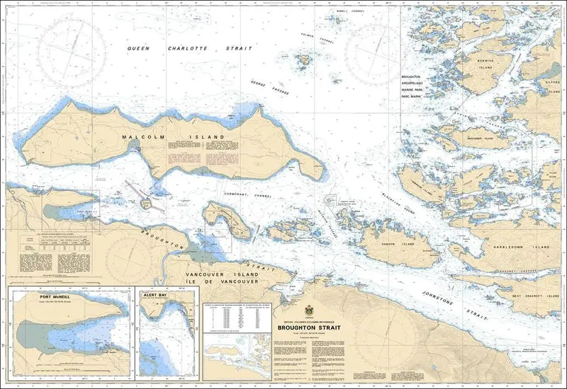Canadian Chart 3546, Broughton Strait