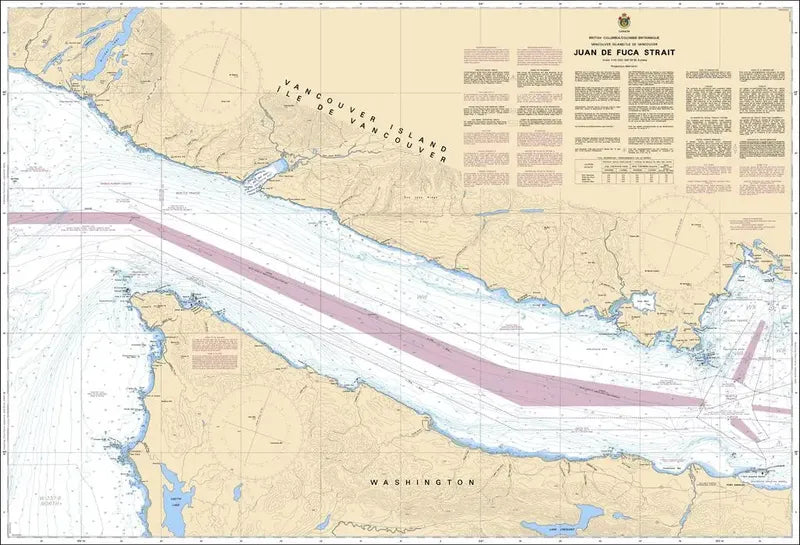 Canadian Chart 3606, Juan de Fuca Strait
