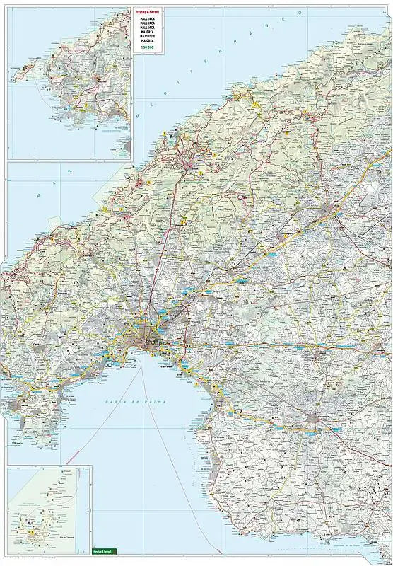 Mallorca (Spain) Road Map