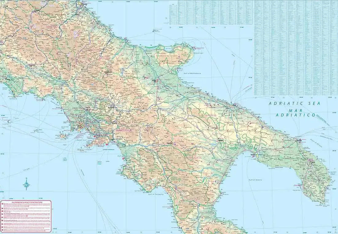 Sicily Travel Map