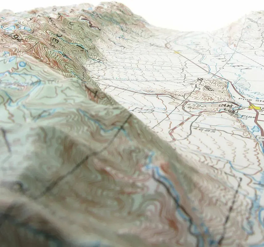 Grand Canyon Regional Raised Relief Map